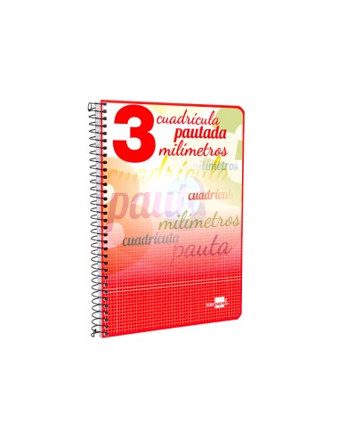 Cuaderno espiral liderpapel cuarto pautaguia...