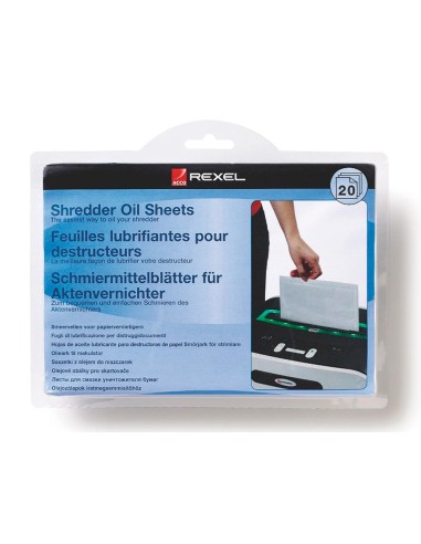 Hojas lubricantes rexel para destructora...