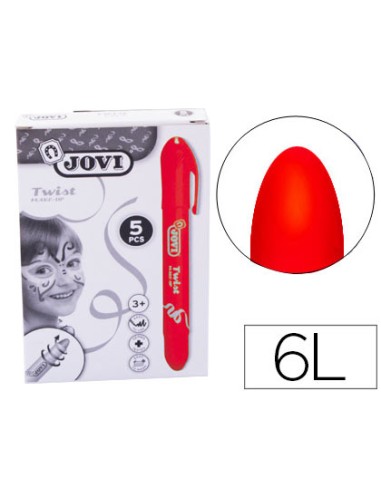 Barra de maquillaje jovi twist make-up rojo...