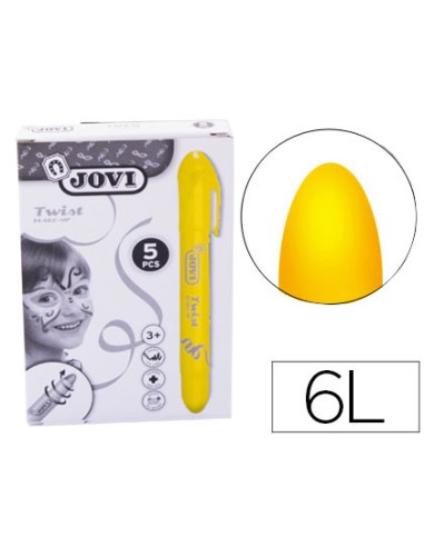 Barra de maquillaje jovi twist make-up amarillo...