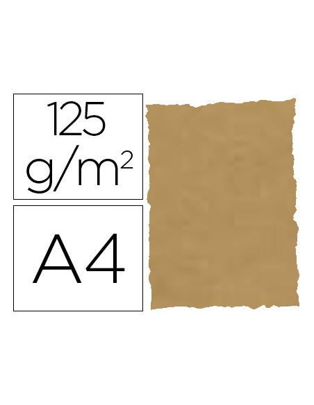 Papel pergamino din a4 troquelado 125 gr piel elefante color pergamino paquete de 25 hojas