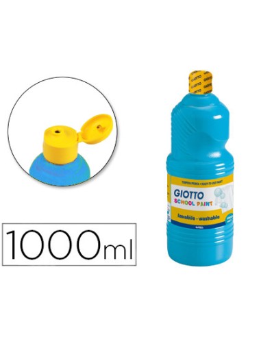 Tempera liquida giotto escolar lavable 1000 ml...