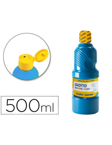 Tempera liquida giotto escolar lavable 500 ml...