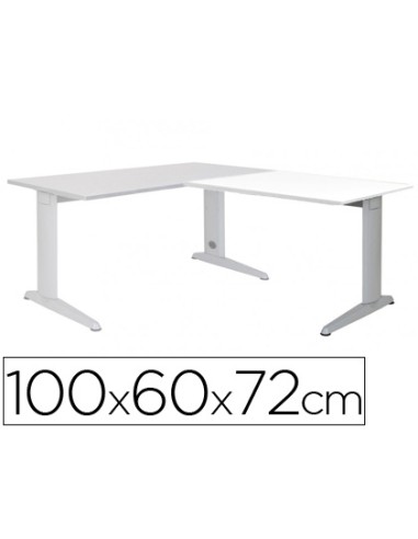 Ala para mesa rocada serie metal 60x100 cm...