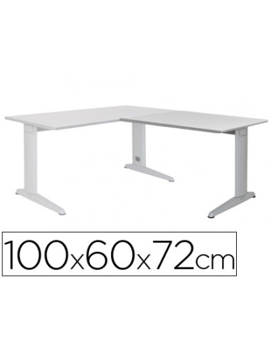 Ala para mesa rocada serie metal 60x100 cm...