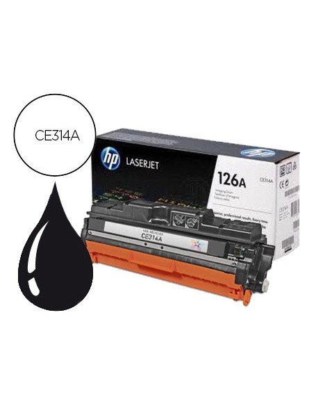 Tambor hp ce314a color laserjet ce918a/865a/866a cf346a negro 14000 paginas