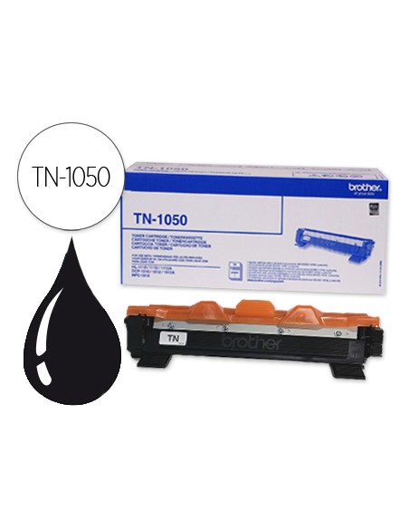 Toner brother tn-1050 hl1110 dcp1510 mfc1810 negro -1000 pag
