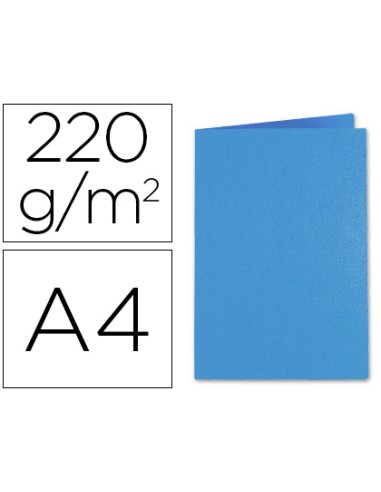 Subcarpeta cartulina exacompta din a4 azul...