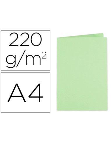 Subcarpeta cartulina exacompta din a4 verde 220 gr