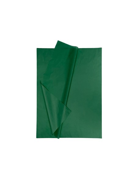 Papel seda liderpapel 52x76cm 18g/m2 bolsa de 5 hojas verde oscuro