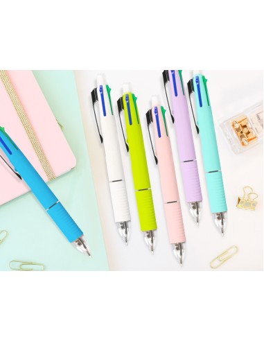 Boligrafo liderpapel 5 en 1 azul negro rojo...