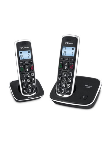 Telefono inalambrico spc duo telecom 7609-n...