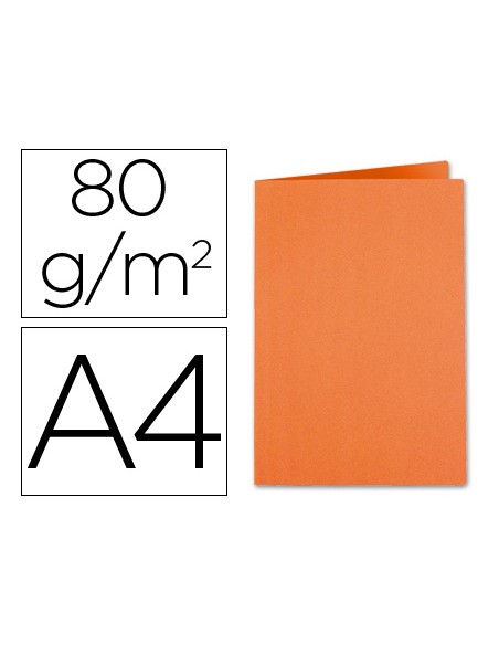 Subcarpeta papel exacompta din a4 naranja 80 g