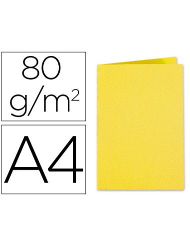 Subcarpeta papel exacompta din a4 amarillo sol...
