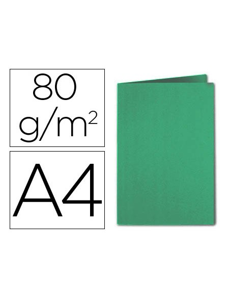 Subcarpeta papel exacompta din a4 verde oscuro 80 g