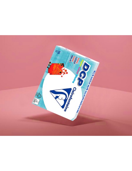 Papel fotocopiadora clairefontaine din a4 300 gramos paquete de 125 hojas