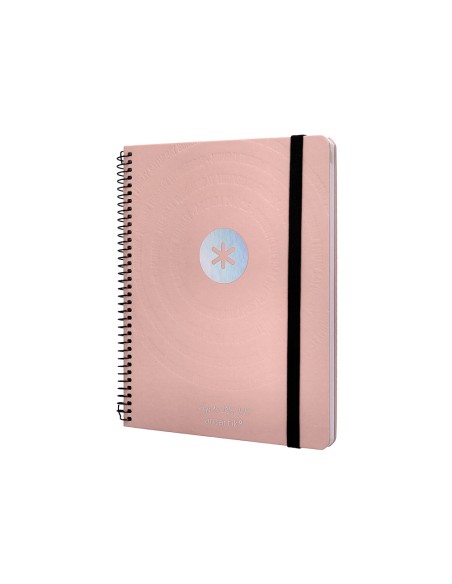 Agenda escolar antartik año 24 - 25 curso coleccion minimal pink semana vista a5