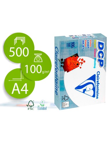Papel fotocopiadora clairefontaine din a4 100...