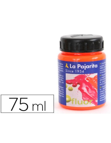 Pintura acrilica la pajarita f-02 naranja...