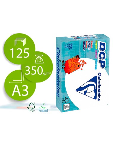 Papel fotocopiadora clairefontaine din a3 350...