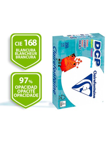 Papel fotocopiadora clairefontaine din a4 350...