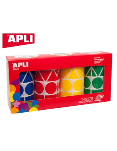 Gomets apli figuras surtidas t amaño xl pack de...