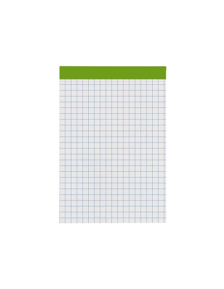 Bloc notas liderpapel cuadro 4 mm a7 80 hojas 60 g/m2 perforado sin tapa