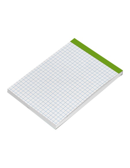 Bloc notas liderpapel cuadro 4 mm a7 80 hojas 60 g/m2 perforado sin tapa