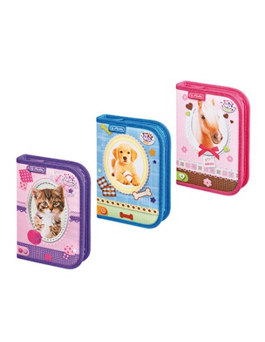 Plumier escolar herlitz con cremallera 19...