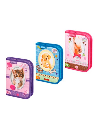 Plumier escolar herlitz con cremallera 19...