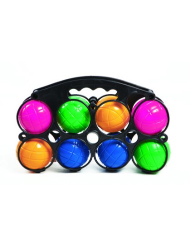 Petanca amaya de plastico 8 bolas con boliche