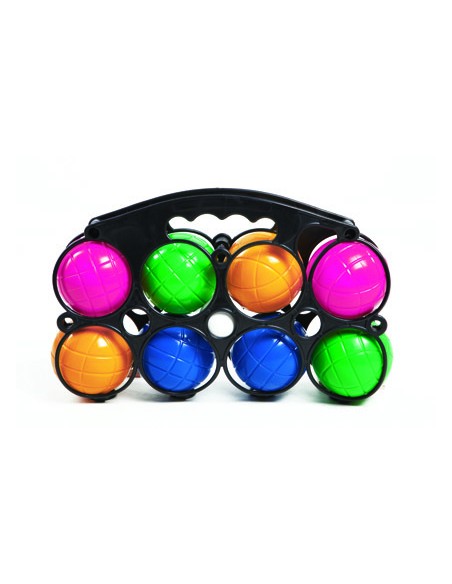 Petanca amaya de plastico 8 bolas con boliche