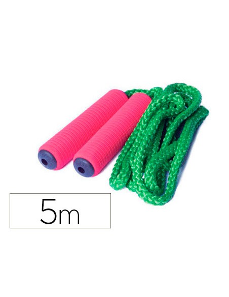 Cuerda individual amaya en polipropileno trenzado en 16 usos con mango foam 5 m