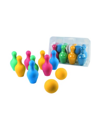 Juego de bolos amaya en foam 8 piezas y 2...
