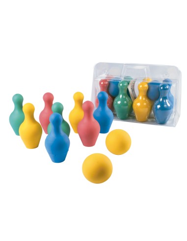 Juego de bolos amaya en foam 8 piezas y 2...
