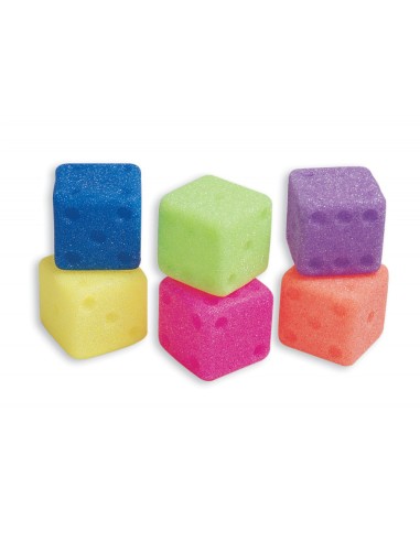 Dados amaya en goma eva con cascabel 15x15 cm