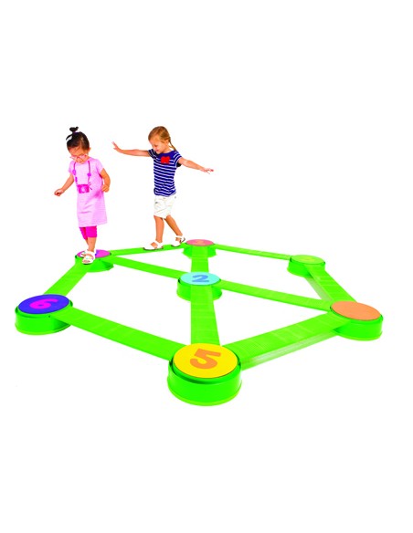 Pasillo islas amaya con 7 bases 10 puentes material antideslizante