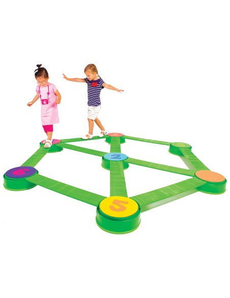 Pasillo islas amaya con 7 bases 10 puentes material antideslizante