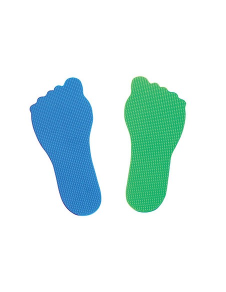 Pies amaya de caucho antideslizante set de 20 unidades 10 azules 10 verdes longitud 230mm