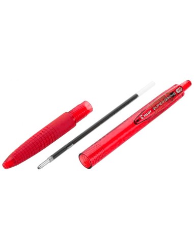 Boligrafo pilot super grip g rojo retractil...