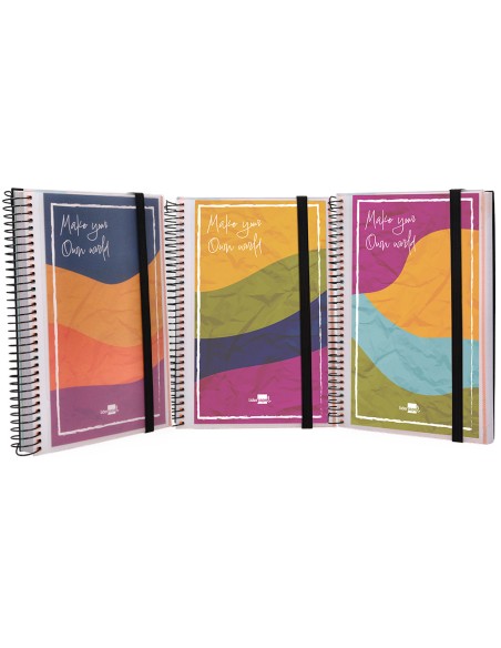 Agenda escolar liderpapel año 24 - 25 personalizable surtido día página a6