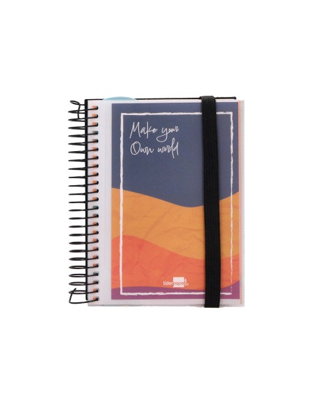 Agenda escolar liderpapel año 24 - 25 personalizable surtido día página a6