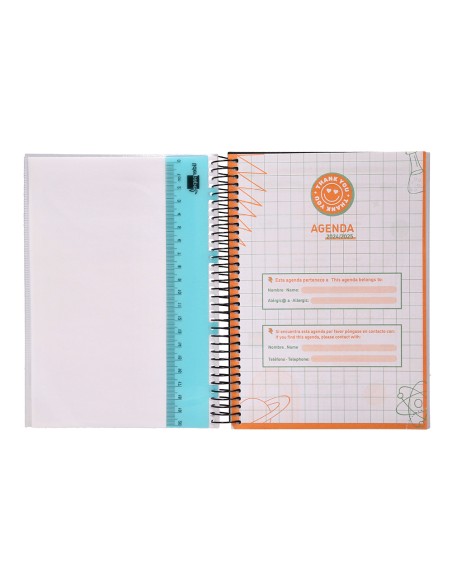 Agenda escolar liderpapel año 24 - 25 personalizable surtido día página a6