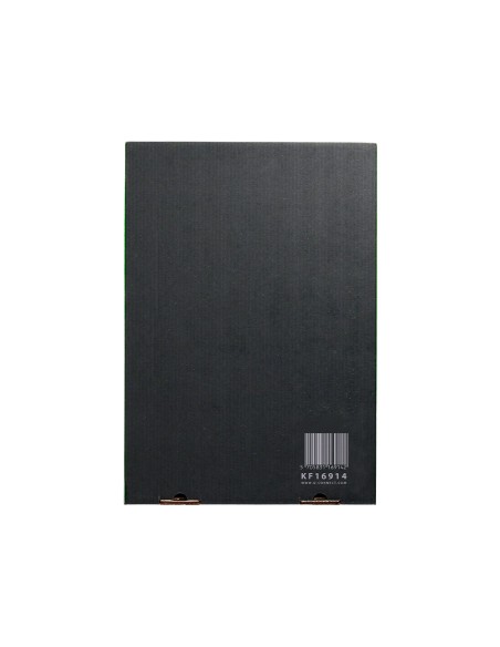 Funda multitaladro q-connect folio 80mc piel de naranja bolsa de 10 unidades