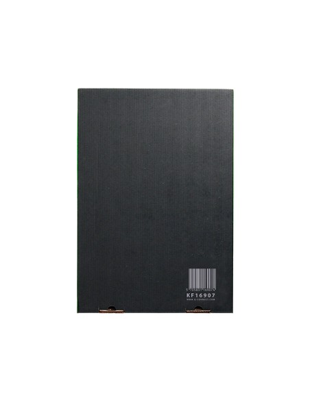 Funda multitaladro q-connect din a4 50 mc cristal bolsa de 10 unidades