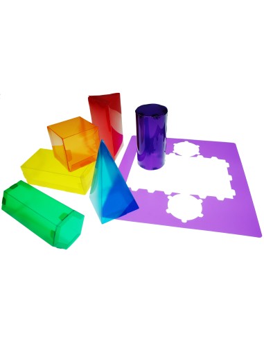 Juego plantillas 3d henbea plastico flexible...