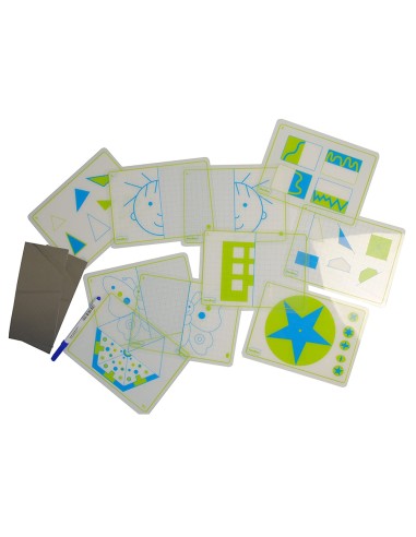 Juego fichas henbea transparentes + espejos...