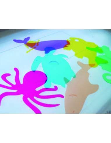 Juego plantillas flexibles henbea animales del...