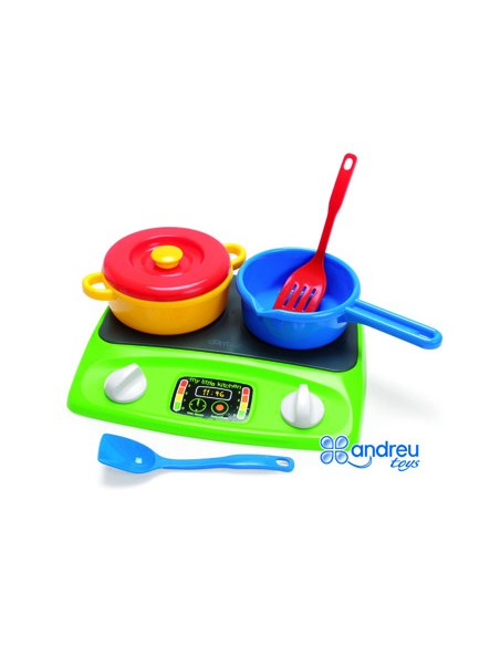 Juego dantoy cocina vitro 6 piezas 25x30x10 cm