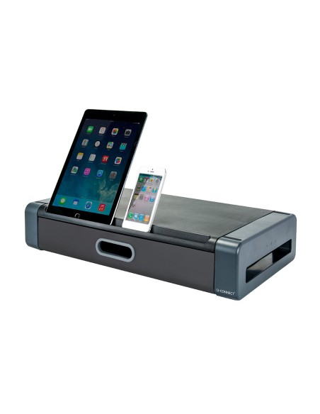 Soporte q-connect deluxe para monitor con cajon 486x276x96 mm